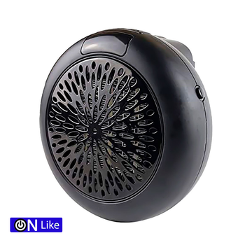 Aquecedor Cerâmico Elétrico com comando 900W-  Preto - OnLike